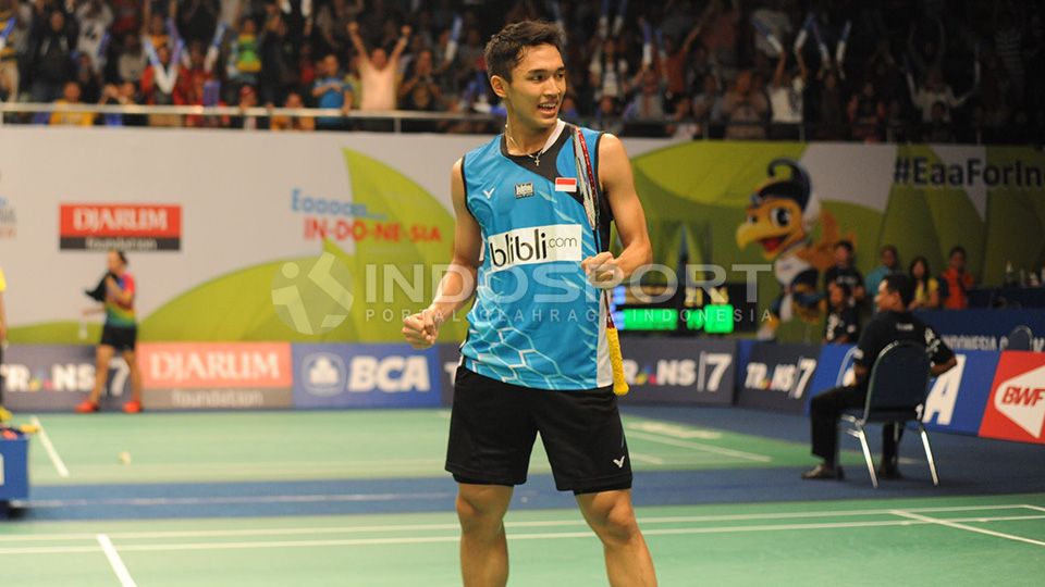 Semua wakil Indonesia pada babak 16 besar Korea Open 2022 telah selesai bertanding dan 6 di antaranya merebut tiket 8 besar, termasuk Jonatan Christie dan Ahsan/Hendra. Copyright: © Ratno Prasetyo/INDOSPORT